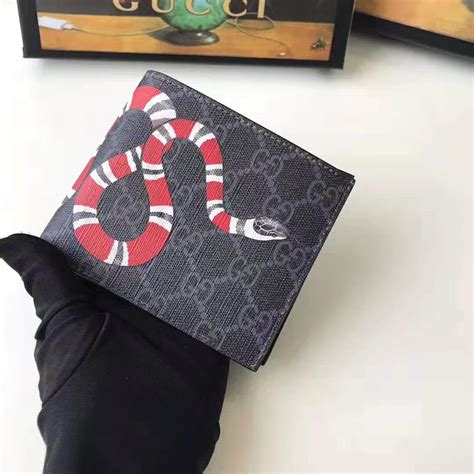 gucci gg supreme wallet fake|kingsnake print gg supreme wallet.